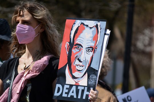 anti-RFK Jr. protest